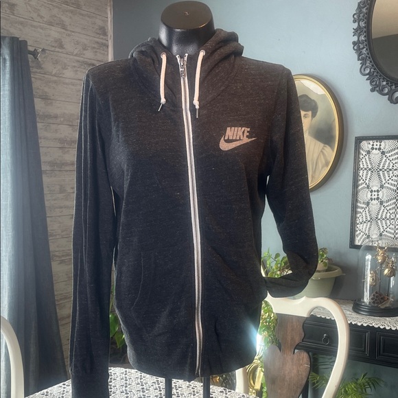 Nike Jackets & Blazers - Nike Women's Charcoal Zip-Up Jacket